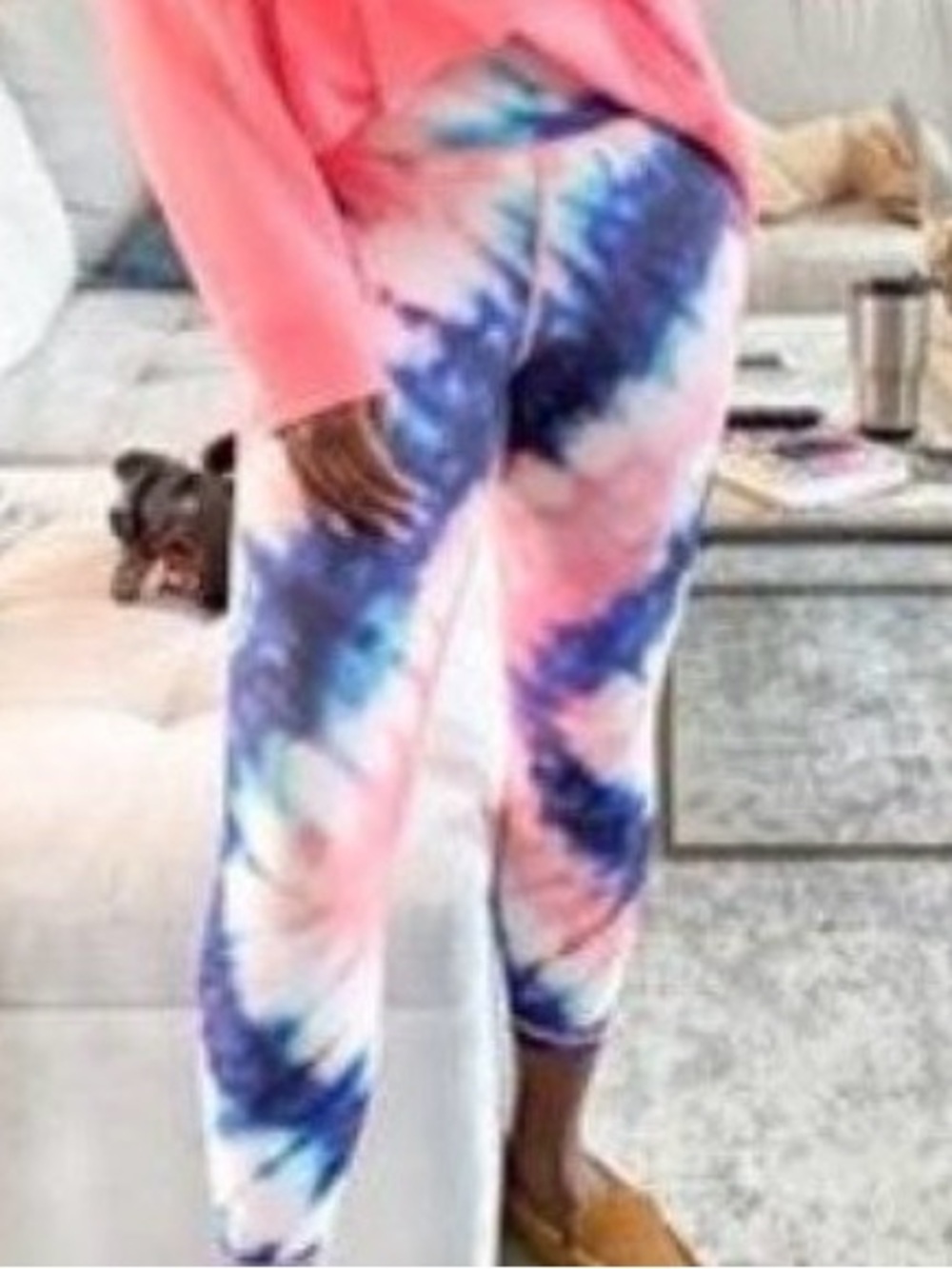 Leggings Athleta Elation Tie Dye 7/8 S